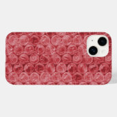 Rood omlooppatroon Case-Mate iPhone case (Achterkant (horizontaal))