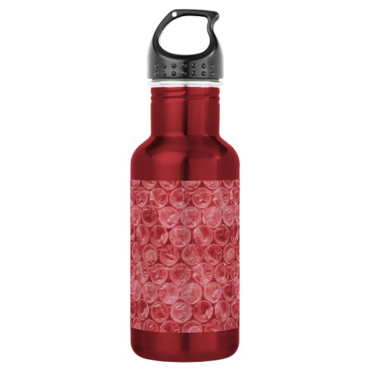 Rood omlooppatroon waterfles  (Voorkant)