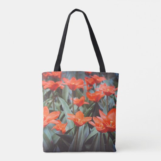 Rood ompveld tote bag (Achterkant)