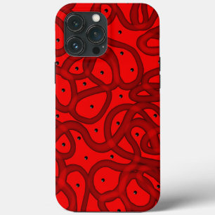 Rood onttrokken Case-Mate iPhone case