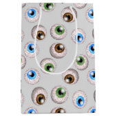 Rood-oog-ballonnetje met cadeau medium cadeauzakje (Voorkant)