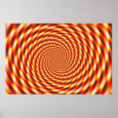 Rood oog - Fractal Poster (Voorkant)