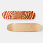 Rood oog - Fractal Skateboard (Horizontaal)