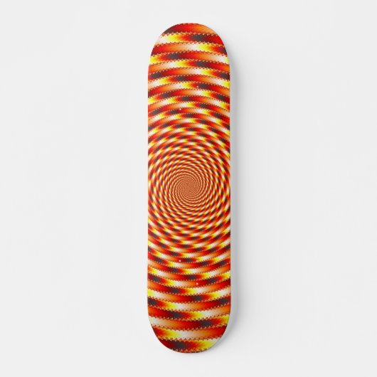 Rood oog - Fractal Skateboard (Voorkant)