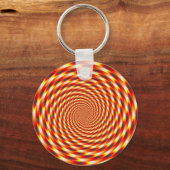 Rood oog - Fractal Sleutelhanger (Voorkant)