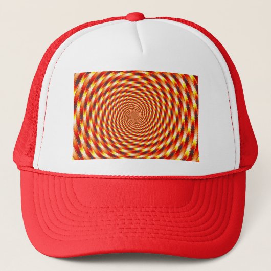 Rood oog - Fractal Trucker Pet (Voorkant)