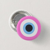 rood oog ronde button 3,2 cm (Voorkant /achterkant)