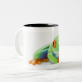 Rood-Oogboomkikker (Agalychnis Callidryas) 2 Tweekleurige Koffiemok (Voorkant links)