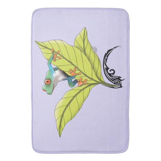 Rood-oogboomkikker Badmat (Voorkant Verticaal)