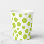 Rood-oogboomkikker Hoppy-Valentijnsdag Papieren Bekers (Achterkant)