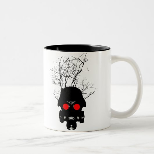 Rood-ooggasmasker Tweekleurige Koffiemok (Rechts)