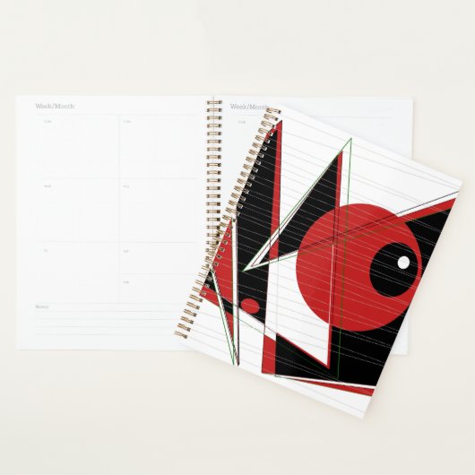 Rood ooghorlogebanner planner (Display)