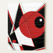 Rood ooghorlogebanner planner (Achterkant)