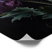 Rood Oosters Poppy Flowers Art Print Poster (Hoek)