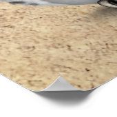 Rood op de dag van de dode suikerschedel Ruw Poster (Hoek)