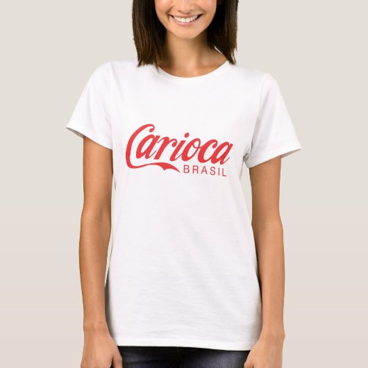 Rood op het T-shirt Rode Carioca Girls (Voorkant)