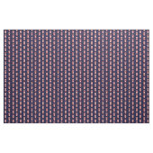 Rood op navy dubbeldekker bus stof (Yard (91,4 cm))