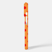 Rood op Oranje stippen Patroonontwerp Case-Mate iPhone Case (Achterkant / Links)