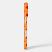 Rood op Oranje stippen Patroonontwerp Case-Mate iPhone Case (Achterkant / Rechts)