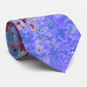 Rood op Paars en blauw Paintball Stropdas (Opgerold)