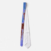 Rood op Paars en blauw Paintball Stropdas (Achterkant)