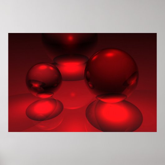 Rood op rood met rood poster (Voorkant)