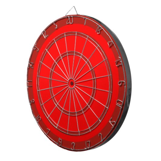 Rood op rood reglement — Dart Board Dartbord (Voorkant Rechts)
