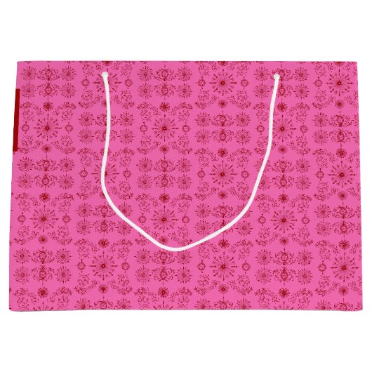Rood op Roze Groot Cadeauzakje (Voorkant)