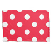 Rood op sneeuw omkeerbaar kussensloop (Voorkant)