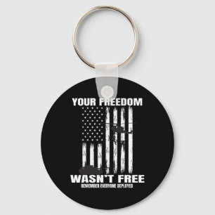 Rood op vrijdag militair veteraan Patriotic Americ Sleutelhanger