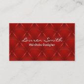 Rood opgerolde achtergrond visitekaartje (Voorkant)