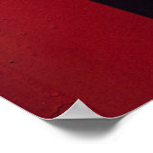 Rood oppervlak poster (Hoek)