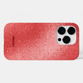 Rood opvallende ondergrond Case-Mate iPhone case (Achterkant (horizontaal))