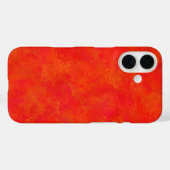Rood Oranje Abstract Patroon Case-Mate iPhone Case (Achterkant (horizontaal))