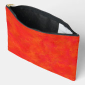 Rood Oranje Abstract Patroon Groot Etui (Open)