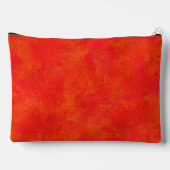 Rood Oranje Abstract Patroon Groot Etui (Achterkant)