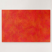 Rood Oranje Abstract Patroon Legpuzzel (Horizontaal)