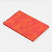 Rood Oranje Abstract Patroon Post-it® Notes (Schuin)