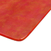 Rood Oranje Abstract Patroon Snijplank (Hoek)