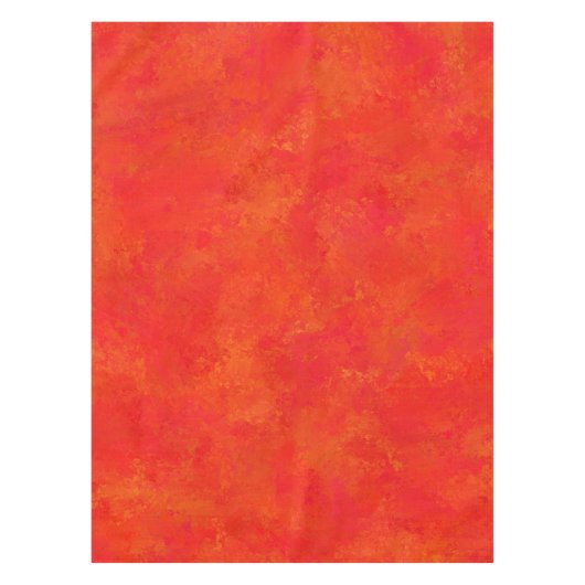 Rood Oranje Abstract Patroon Tafelkleed (Voorkant)