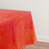 Rood Oranje Abstract Patroon Tafelkleed (Voorbeeld)
