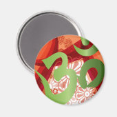 Rood-Oranje-Bg_Groen-Om Magneet (Voorkant / Achterkant)