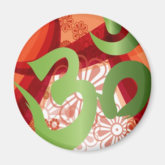 Rood-Oranje-Bg_Groen-Om Magneet (Voorkant)