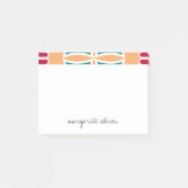 Rood, Oranje, Blauw Ontwerp Post-it® Notes (Voorkant)