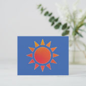 Rood Oranje Briefkaart (Staand voorkant)