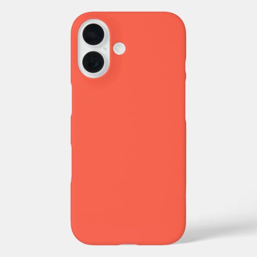 Rood-Oranje effen kleur - 2025 Trending Shade Case-Mate iPhone Case (Achterkant)