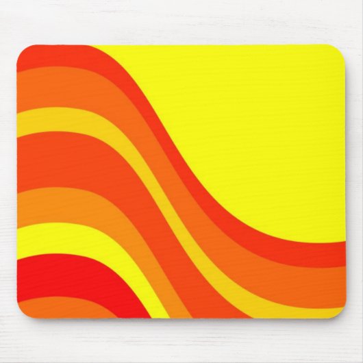 Rood Oranje en Geel Muismat (Voorkant)