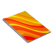 Rood Oranje en Geel Notitieboek (Rechterzijde)