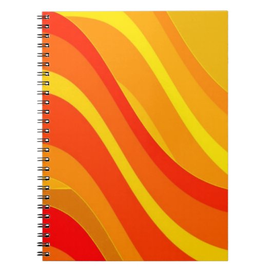 Rood Oranje en Geel Notitieboek (Voorkant)