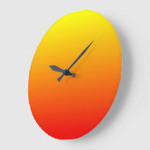 Rood, Oranje en Geel verloop van de Waterverf Grote Klok (Hoek)